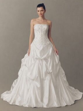 Maggie Sottero Couture Victoriana Wedding Dress White Gown Swarovski Crystals